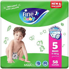 FINE BABY MAXI 5-58 DIAPERS
