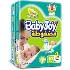 BABY JOY SMALL مقاس 2 (10حفاضات)
