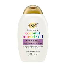 ogx coconut oil+miracle conditioner 385 ml  خصم 100 علي القطعة