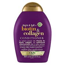 ogx biotin & collagen conditioner 385 ml  خصم 100 علي القطعة