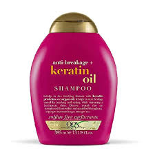 ogx keratin oil red shampoo 385 ml  خصم 100 علي القطعة