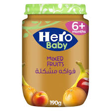 HERO BABY MIXED FRUITS JAR 190 GM