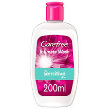 CAREFREE INTIMATE WASH SENSITIVE 200 ML خصم 20 % علي القطعة