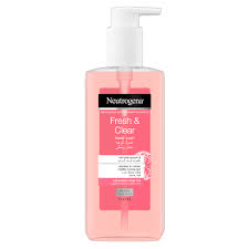 NEUTROGENA FRESH&CLEAR FACIAL WASH 200ML  خصم 15 % علي القطعة