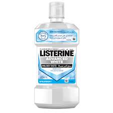 LISTERINE ADVANCED WHITE MOUTHWASH 250 ML    خصم 15 % علي القطعة