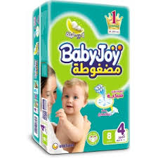 BABY JOY LARGEمقاس4 (8حفاضات)