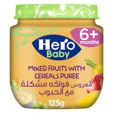 HERO BABY MIXED FRUITS with creals